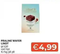 Mercatò Praline wafer LINDT offerta