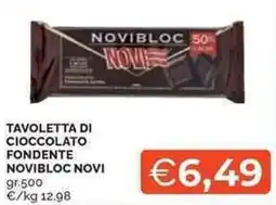 Mercatò Tavoletta di cioccolato fondente novibloc NOVI offerta
