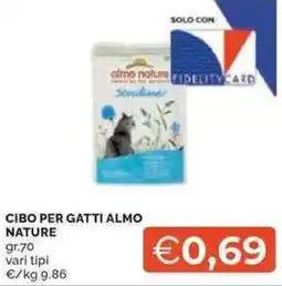 Mercatò Cibo per gatti ALMO NATURE offerta