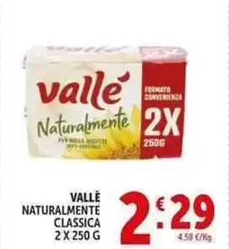 Deco Supermercati Vallè naturalmente classica offerta