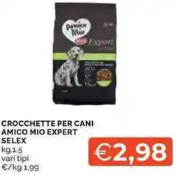 Mercatò Crocchette per cani amico mio expert SELEX offerta