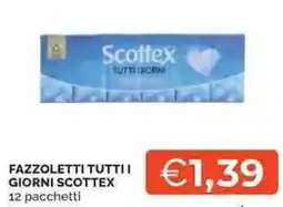 Mercatò Fazzoletti tutti i giorni SCOTTEX offerta