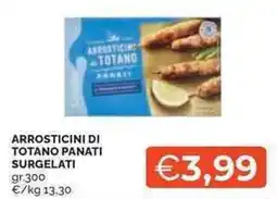 Mercatò Arrosticini di totano panati surgelati offerta