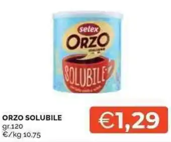 Mercatò Selex orzo solubile offerta