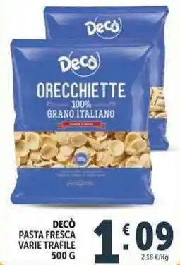 Deco Supermercati Decò pasta fresca offerta