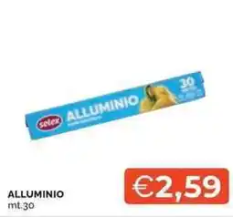 Mercatò Selex alluminio mt.30 offerta