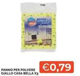 Mercatò Selex panno per polvere giallo casa bella x3 offerta