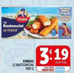 Deco Supermercati Findus 12 bastoncini offerta