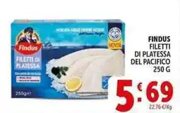 Deco Supermercati Findus filetti di platessa del pacifico offerta