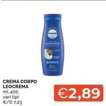 Mercatò Crema corpo LEOCREMA offerta