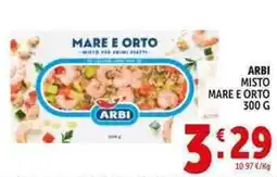 Deco Supermercati Arbi misto mare e orto offerta