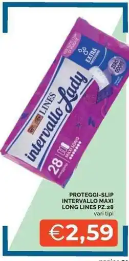 Mercatò Proteggi-slip intervallo maxi long LINES PZ.28 offerta