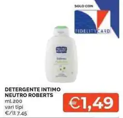 Mercatò Detergente intimo NEUTRO ROBERTS offerta