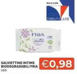 Mercatò Salviettine intime biodegradabili FRIA x20 offerta