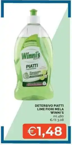 Mercatò Detersivo piatti lime fiori mela WINNI'S offerta