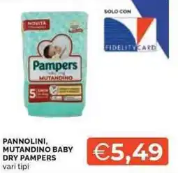 Mercatò Pannolini, mutandino baby dry PAMPERS offerta
