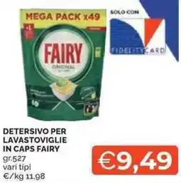 Mercatò Detersivo per lavastoviglie in caps FAIRY offerta