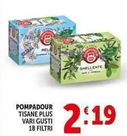 Deco Supermercati Pompadour tisane plus offerta