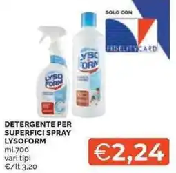 Mercatò Detergente per superfici spray LYSOFORM offerta