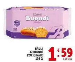 Deco Supermercati Bauli 6 buondi l'originale offerta