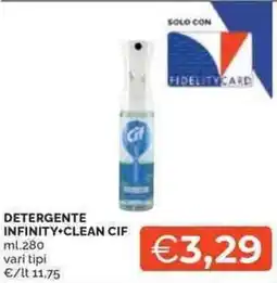 Mercatò Detergente infinity clean CIF offerta