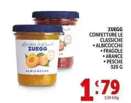 Deco Supermercati Zuegg confetture le classiche offerta