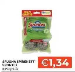 Mercatò Spugna spirenett' SPONTEX offerta