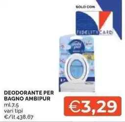 Mercatò Deodorante per bagno AMBIPUR offerta