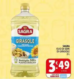 Deco Supermercati Sagra olio di semi di girasole offerta