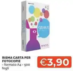 Mercatò Risma carta per fotocopie offerta
