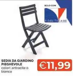 Mercatò Sedia da giardino pieghevole offerta