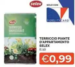 Mercatò Terriccio piante d'appartamento SELEX offerta