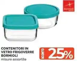 Mercatò Contenitori in vetro frigoverre BORMIOLI offerta