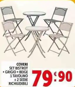 Deco Supermercati Coveri set bistrot offerta