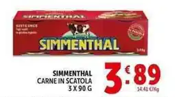 Deco Supermercati Simmenthal carne in scatola offerta
