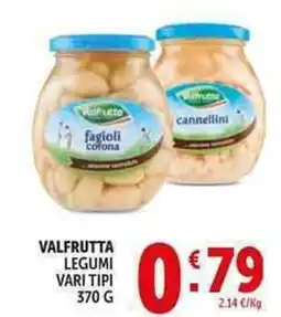 Deco Supermercati Valfrutta legumi offerta