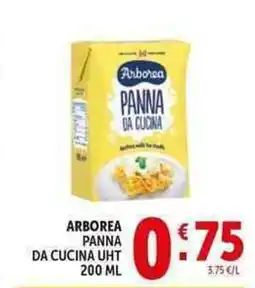 Deco Supermercati Arborea panna da cucina uht offerta