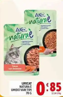 Deco Supermercati Lifecat natura è umido offerta