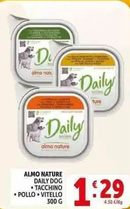 Deco Supermercati Almo nature daily dog offerta