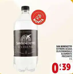 Deco Supermercati San benedetto extreme acqua oligominerale altamente frizzante offerta