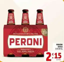 Deco Supermercati Peroni birra offerta