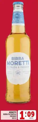 Deco Supermercati Moretti birra filtrata a freddo offerta