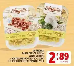 Deco Supermercati De angelis pasta fresca ripiena senza glutine offerta