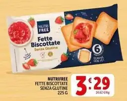 Deco Supermercati Nutrifree fette biscottate senza glutine offerta