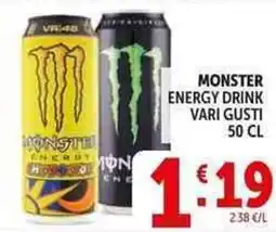 Deco Supermercati Monster energy drink offerta