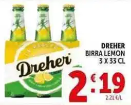 Deco Supermercati Dreher birra lemon offerta