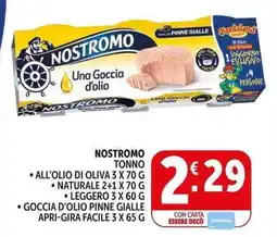 Deco Supermercati Nostromo tonno offerta