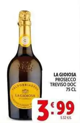 Deco Supermercati La gioiosa prosecco treviso doc offerta