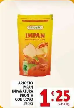 Deco Supermercati Ariosto impan impanatura pronta con uovo offerta
