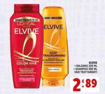 Deco Supermercati Elvive, balsamo, shampoo offerta